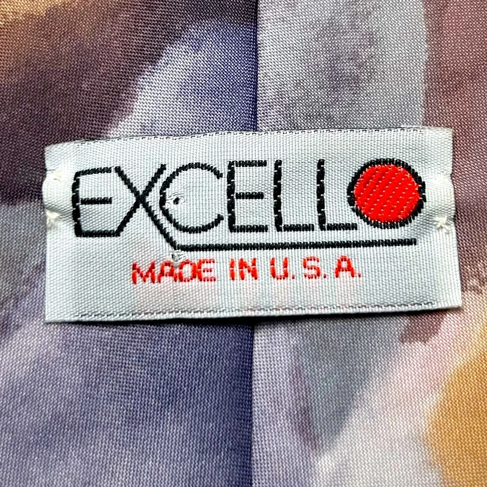 80s 90s Watercolor Aesthetic Silk Tie Retro